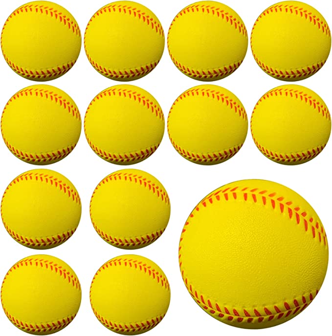 Pack of 12 Foam Baseballs Featured Image