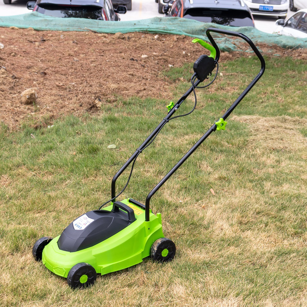 Electric lawn mower 40V portable lithium electric lawn mower lawn mower in private garden villa area