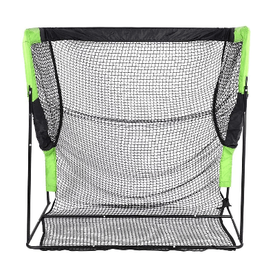 Portable foldable outdoor sports kick Ttrainer training exercise football shot net soccer goal Featured Image