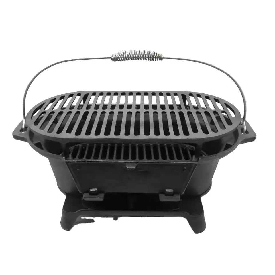 Supply cast iron portable charcoal grill Featured Image