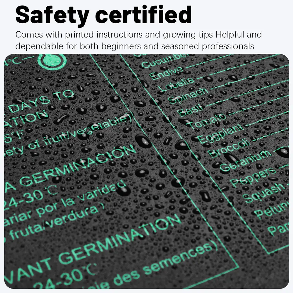 EU/US Plug Seedling Plant Heat Mat for Seed Starting Pad Mat Garden Supplies