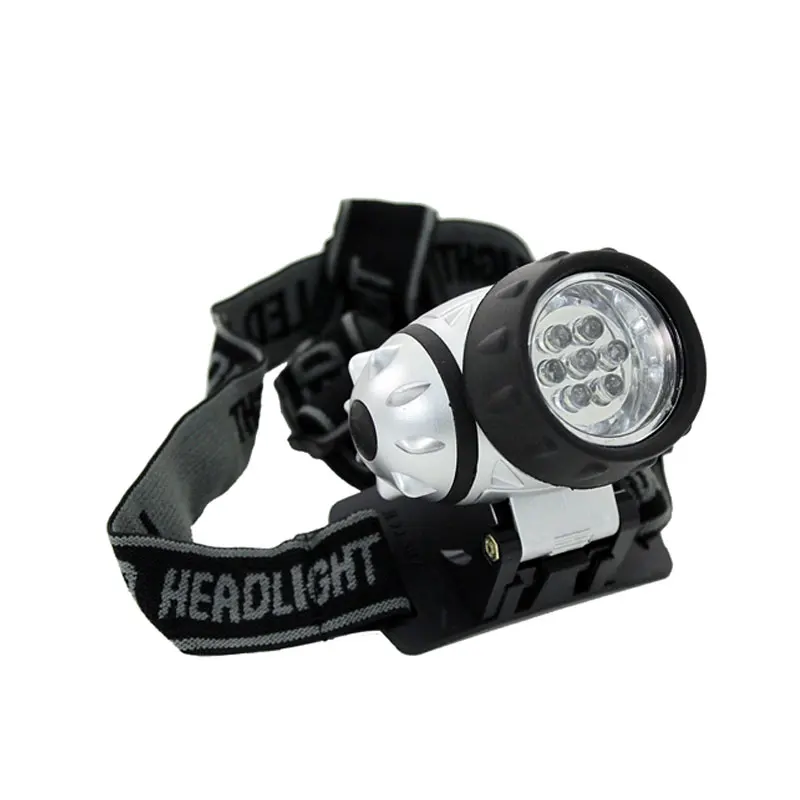 head tourch light Powerful Headlamp Promotion 7 LED Headlamp lm 3 Modes ABS Camping headlight Headlamp