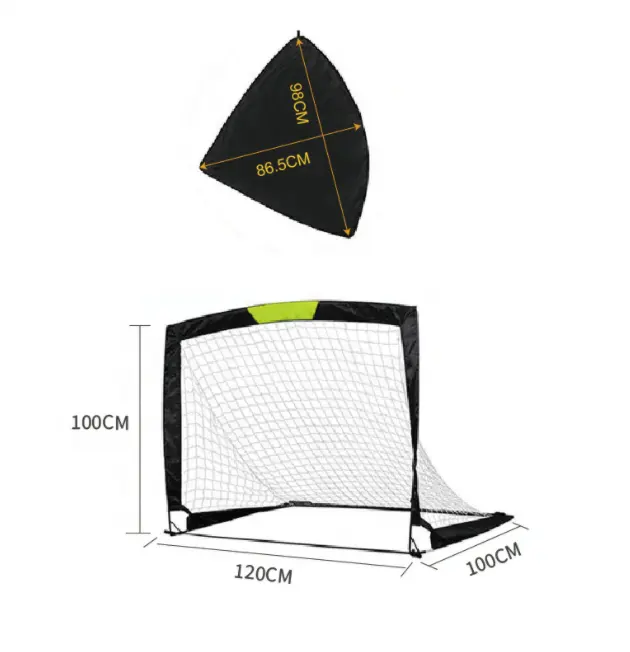 Outdoor professional foldable portable football football goal net