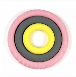 Weight lifting dumbbell silicone cover weight loss ring gym equipment dumbbell rings set