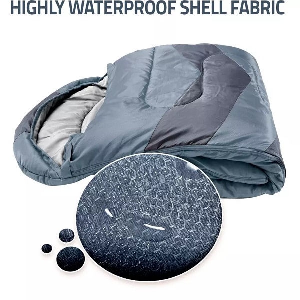 Woqi 2021 Hot Sell light Cotton Down cheap human shape camping sleeping bag