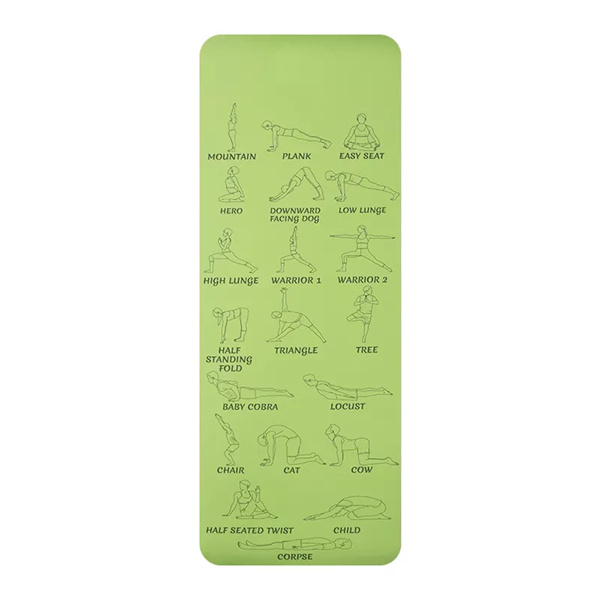 2022 New TPE Instructional Yoga Mat Featured Image