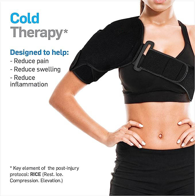 Cold/Hot Shoulder Ice Pack, Pain Relieving Shoulder Support – Cooling or Heating Pad Featured Image