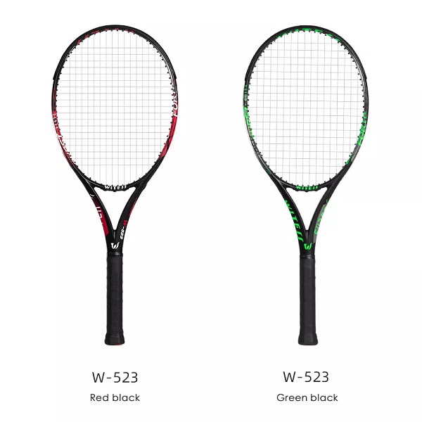 Custom Fashion Deep Blue 27 Inch Beginner Throw-Proof Composite Graphite Racket Tennis For Men And Women