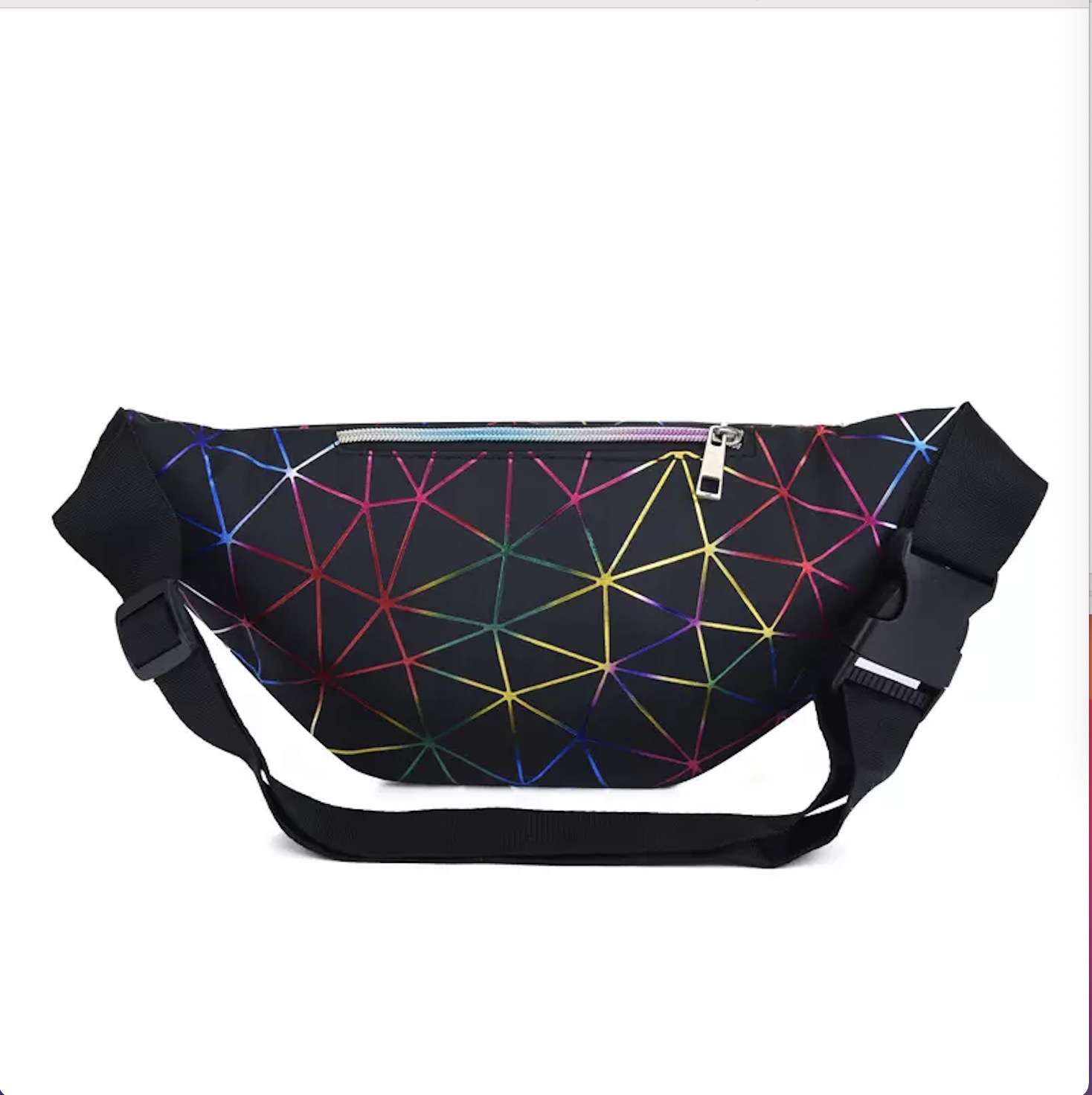 Custom Logo Print Waist Bag Fanny Pack Pu Leather Cross Body Hiking Waterproof Bag Featured Image