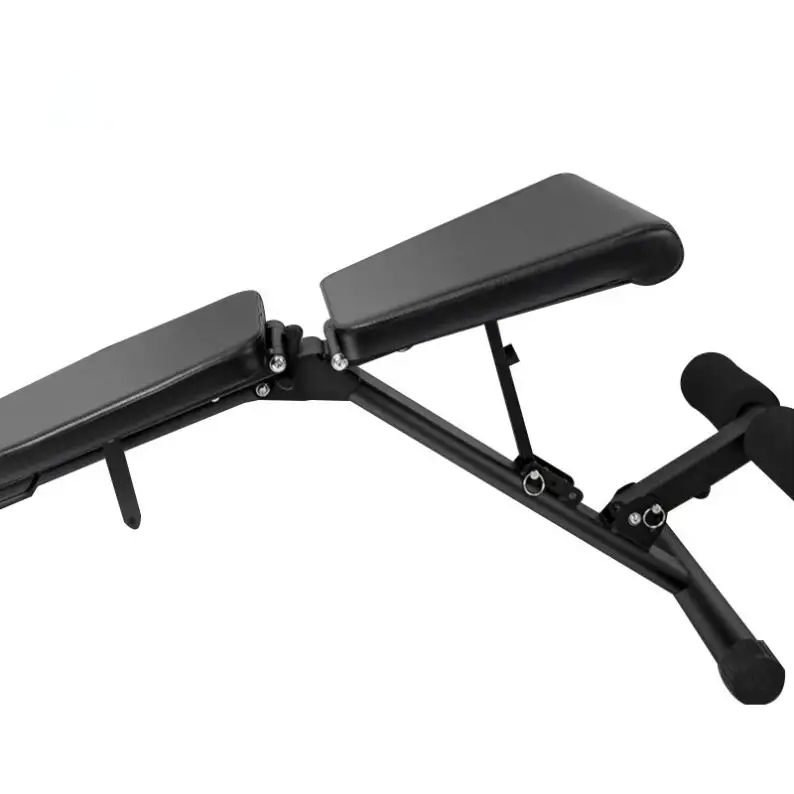 Foldable fitness weightlifting dumbbell stool