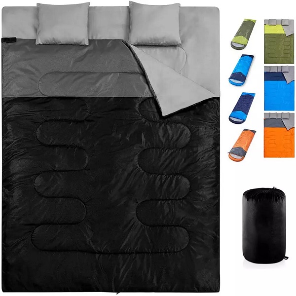 Factory Direct 3 Season Outdoor Cotton Sleeping Bag Ultralight Compact Hiking Waterproof Sleeping Bag