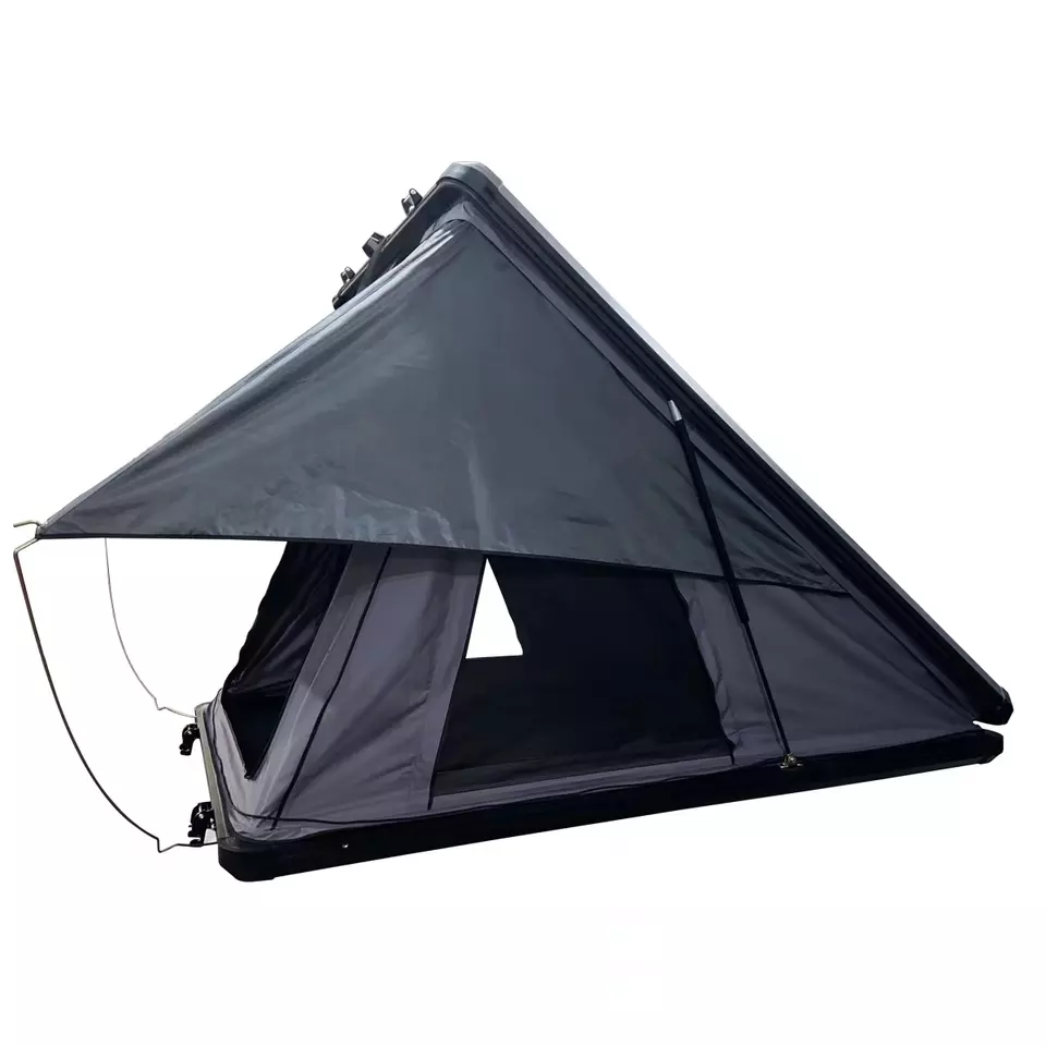 Off road roof top tent adventure car aluminum load bearing roof top tent hard shell Featured Image