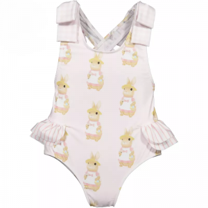 Children’s printed one-piece beach swimsuit