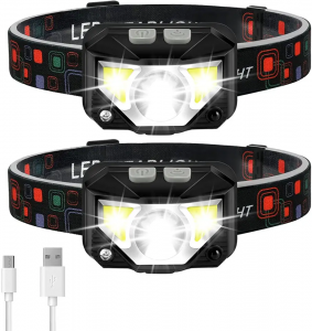 Adjustable outdoor camping running cycling headlights