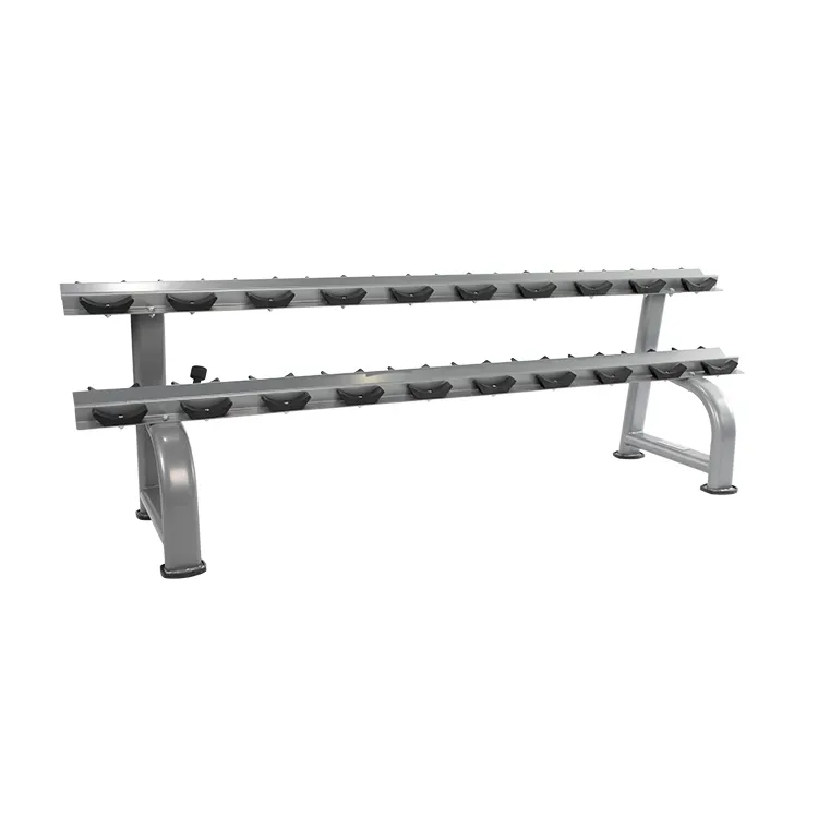 Custom size two-layer dumbbell stand