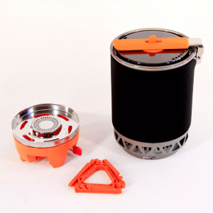 Pot and bowl integrated camping stove picnic gas stove