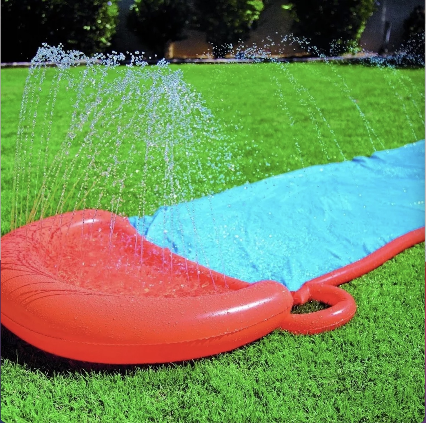 Water Slide Inflatable Lawn Water Slip and Slide Long Large Thick Surfing Water sports Toy Surf Rider Double Sliding Lane