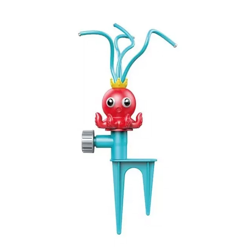 Spinner octopus sprinkler toy outdoor play for kids Featured Image