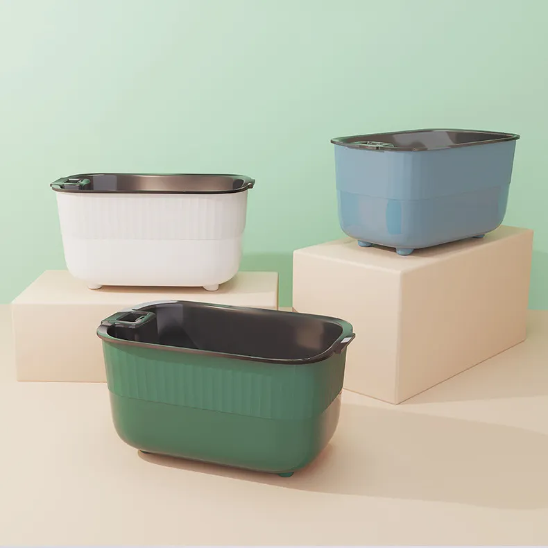 Factory Direct Balcony Cabbage Flower Pot Rectangular Self-absorbing Water Panting Strawberry Box