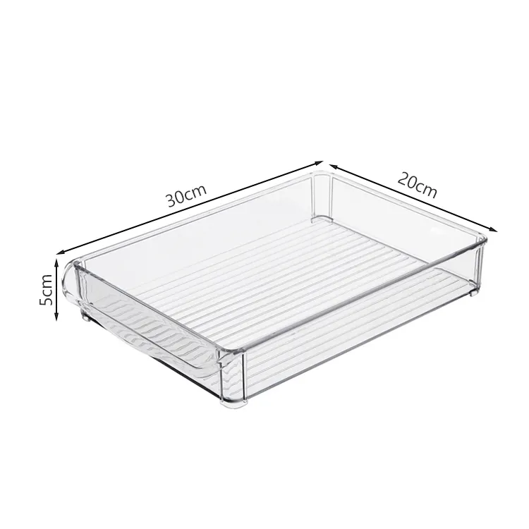 12 Spec. PC Transparent Drinks Eggs Kitchen Organizer Stackable Refrigerator Food Storage Organizer Containers Bins Set